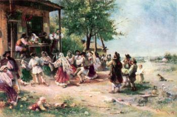 Theodor Aman : Round dance at aninoasa